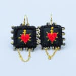 MINI HEART EARRINGS - Image 4