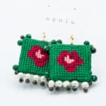 ROSES EARRINGS - N E W - Image 2