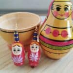 MATRIOSHKA YIAYIA EARRINGS - N E W