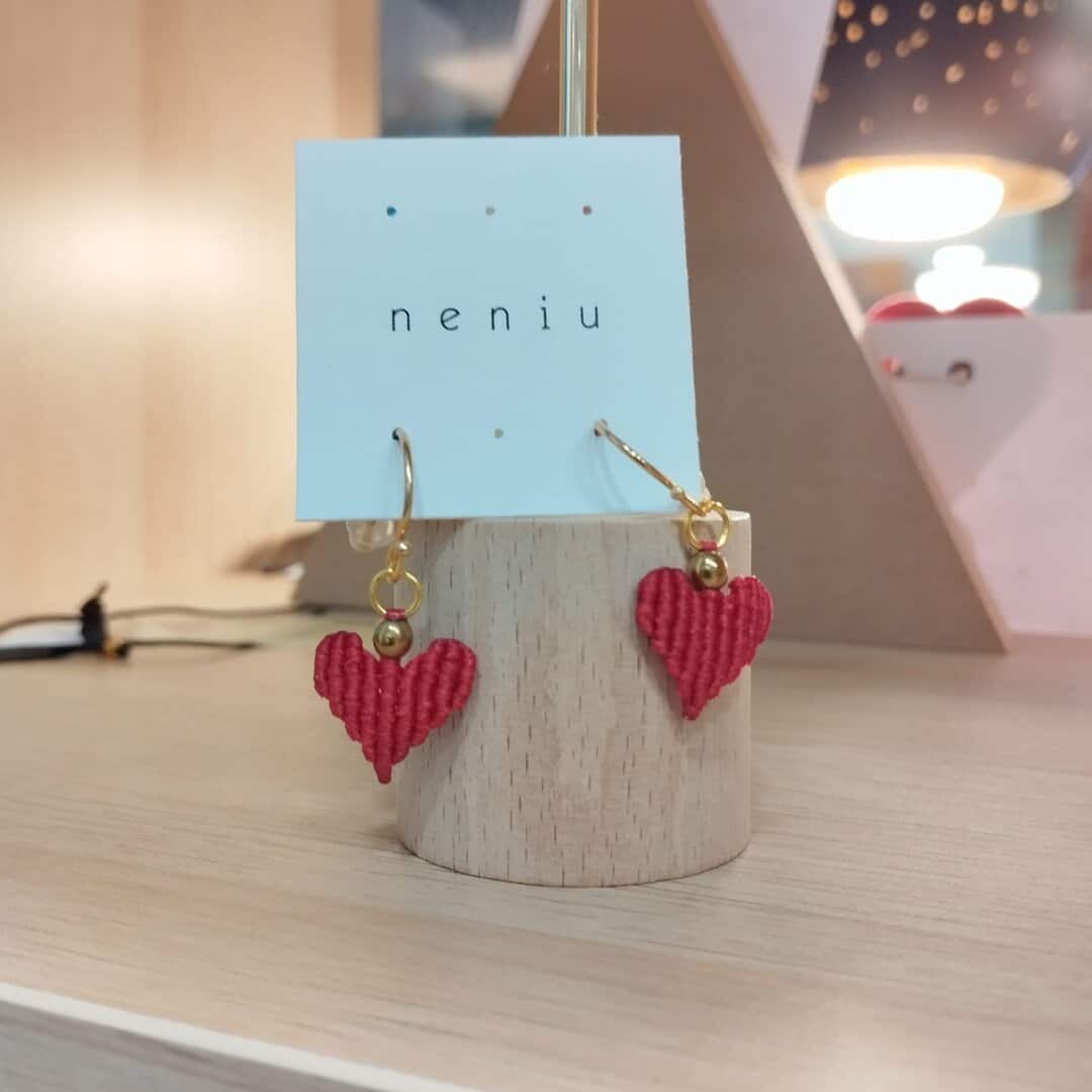 IMG_20250206_132602 HAPPY HEARTS -N E W MACRAME EARRINGS - Image 1