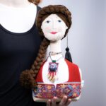 ΑΜΑΛΙΑ ΜΠΟΥΣΤΟ ΚΟΥΚΛΑ-greek folk art- BIG SIZE 🇬🇷