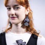 BLACK & WHITE EARRINGS-NEW 🐠