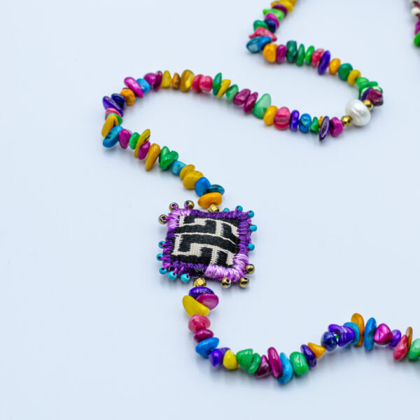 COLORFUL MEANDER NECKLACE