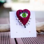 THE YEAR OF THE HEART BROOCHES