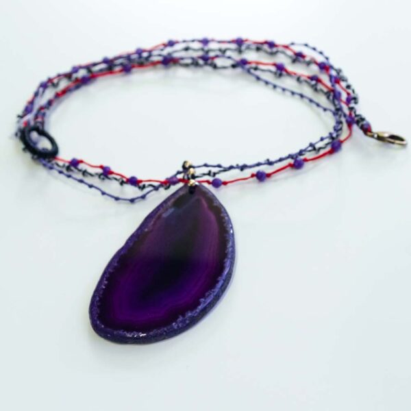 FOR PURPLE LOVERS NECKLACE