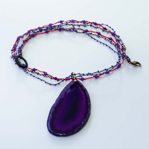 FOR PURPLE LOVERS NECKLACE