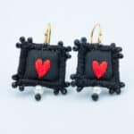 MINI HEART EARRINGS - Image 8