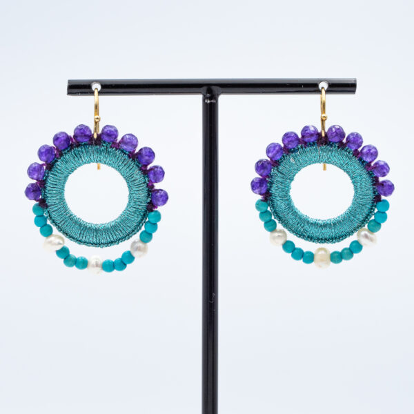 CIRCLE EARRINGS IN NEW COLOURS