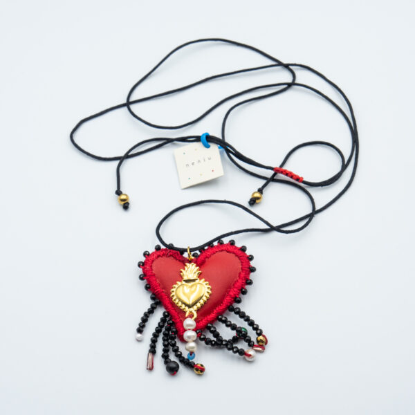 FLAME CORAZON NECKLACE -N E W
