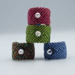 METALIZED RINGS -N E W