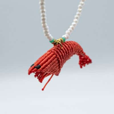 SHRIMP ON THE PLATE - N E W NECKLACES 🦐