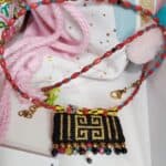 COLORFUL GREEK NECKLACE -ONE OF A KIND - Image 2