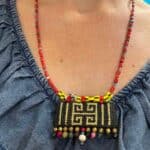 COLORFUL GREEK NECKLACE -ONE OF A KIND