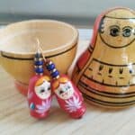 MATRIOSHKA YIAYIA EARRINGS - N E W - Image 3